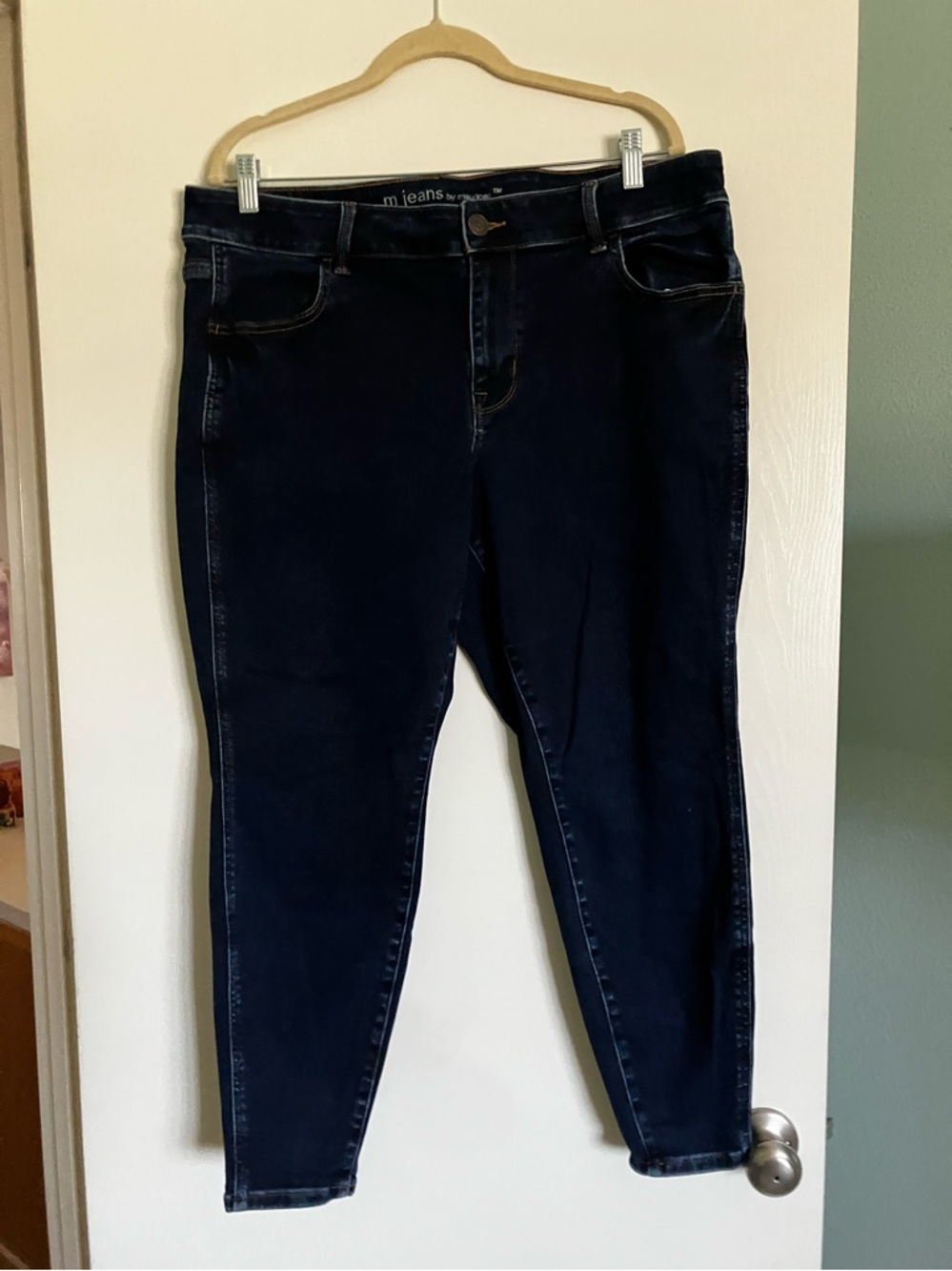 Maurices Dark Blue Boyfriend Jeans